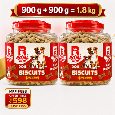 Royal Pup Biscuits – Real Chicken Dog Treats