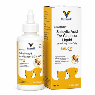 Salcy Ear Cleanser for Dogs & Cats | Salicylic Acid Ear Cleansing Solution