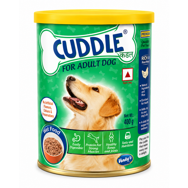 Cuddle Adult Dog Wet Food | Complete & Balanced Nutrition | Real Meat Recipe