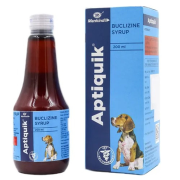 Aptiquik Buclizine Syrup for Dogs & Cats (200 ml) | Appetite Booster & Weight Support