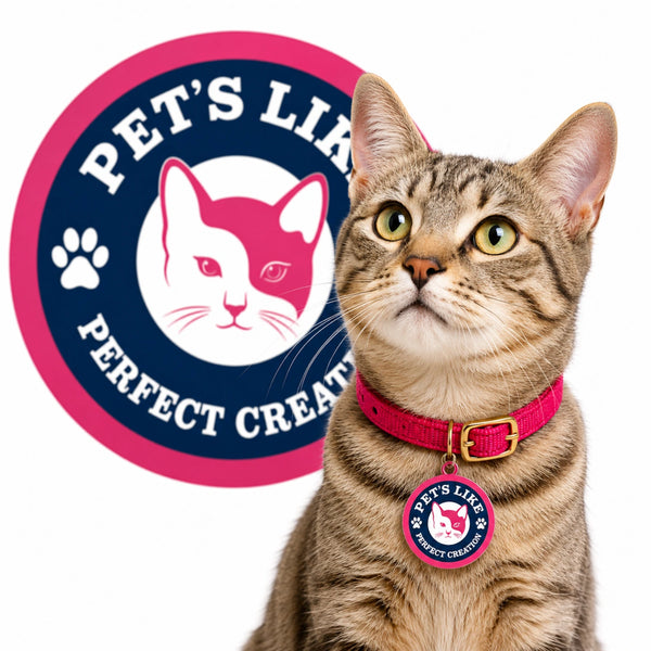 Pet’s Like Adjustable Cat Collar | Soft Nylon Collar for Cats & Kittens