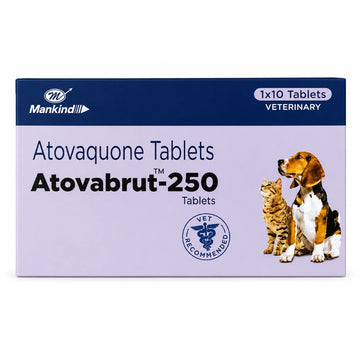 Atovabrut-250 Tablets for Dogs & Cats | Atovaquone Veterinary Tablets
