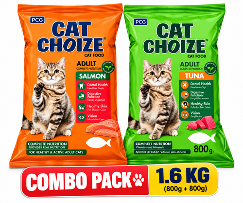 Cat Choize Adult Salmon + Tuna Combo – 2 × 800g