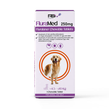 FluraMed 250mg Fluralaner Chewable Tablet for Dogs