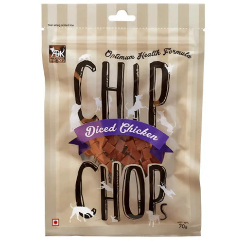 Chip Chops Diced Chicken Dog Treats – High Protein & Delicious Reward for Dogs