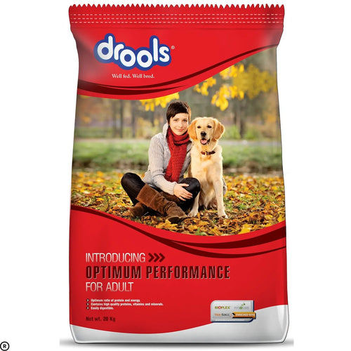 Drools Optimum Performance Adult Dry Dog Food – Chicken Formula(20KG)