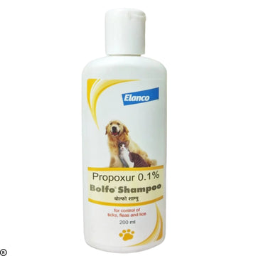 Elanco Bolfo Anti Tick & Flea Shampoo for Dogs & Cats – 200ml