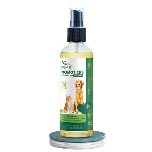 Nomoticks Anti Tick & Flea Spray for Dogs & Cats | Natural Tick & Flea Control Spray