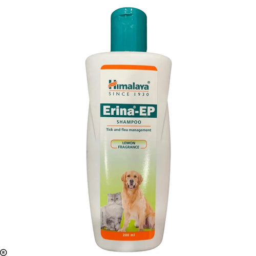 Himalaya Erina EP Ticks and Flea Shampoo for Dogs and Cats