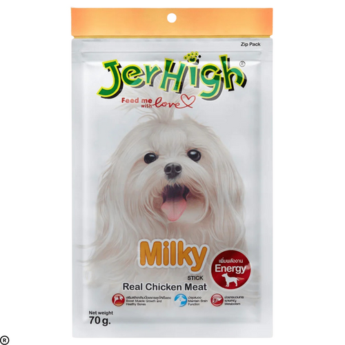 Jerhigh Chicken Milky Dog Dry Treat  (85g)