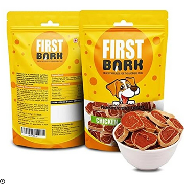 First Bark Chicken Cod Roll Dog Dry Treat