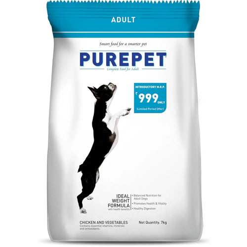 Purepet Adult Dry Dog Food – Chicken & Vegetable (7 kg)