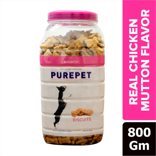 Purepet Mutton Flavour Dog Biscuit & Real Chicken Treats