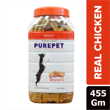 Purepet Chicken Flavour Dog Biscuit & Real Chicken Treats