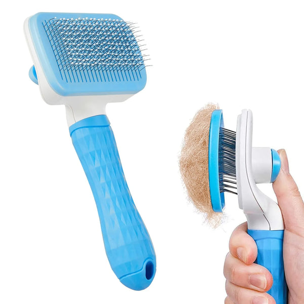 Self Cleaning Slicker Pet Grooming Brush