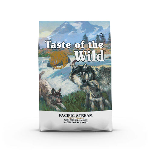 Taste Of The Wild Pacific Stream Puppy Formula With Smoked Salmon Dry Dog Food(Grain Free Diet) 12.2Kg