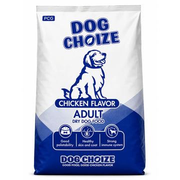 Dog Choize Adult Dry Dog Food Chicken Flavor | Complete & Balanced Nutrition for Adult Dogs | Healthy Skin & Coat Support