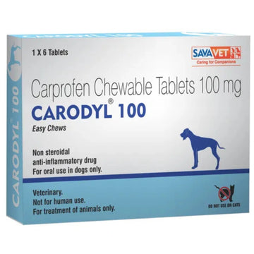 Carodyl 100 Carprofen Chewable Tablets for Dogs | NSAID Pain Relief & Anti-Inflammatory Support | Easy Chews for Joint Pain, Arthritis & Post Surgery Care