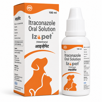 Izopet Itraconazole Oral Solution 100ml – Veterinary Antifungal Oral Solution for Dogs & Cats