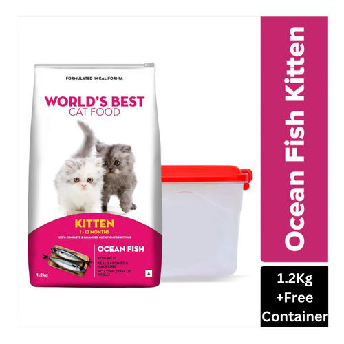 World Best Ocean Fish Kitten Dry Cat Food