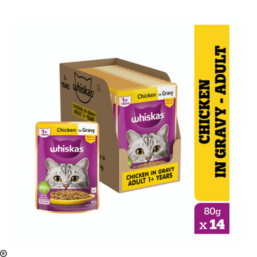 Whiskas Chicken in Gravy Adult Cat Wet Food