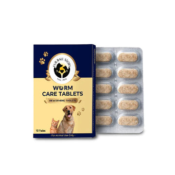 Fur Ball Story Worm Care Tablets for Dogs & Cats | Deworming Tablets