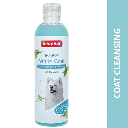 Beaphar Green Tea Extract & Aloe Vera White Coat Shampoo for Dogs-250ml