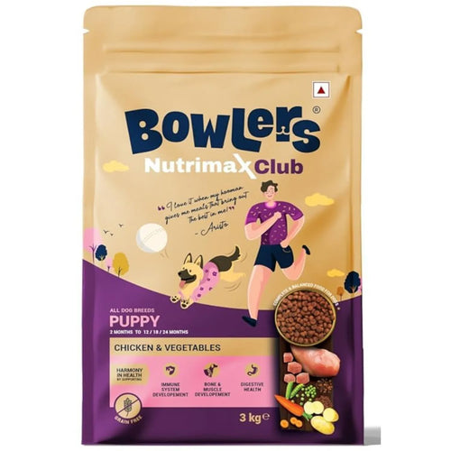 Bowlers Nutrimax Club Adult Dog Food – Chicken & Vegetables