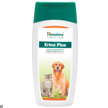 Himalaya Erina Plus Coat Cleanser with Conditioner for Dogs and Cats (200ml)