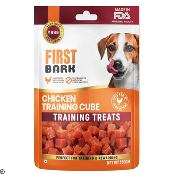 First Bark Chicken Training Cubes Dog Dry Treats