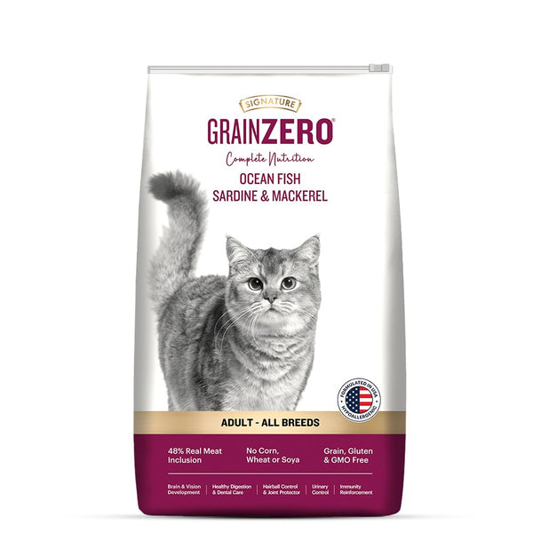 Signature Grain Zero Adult Dry Cat Food
