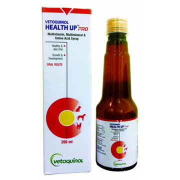 Vetoquinol Healthup Pro Multi Vitamin Supplement for Dogs and Cats (200ml)