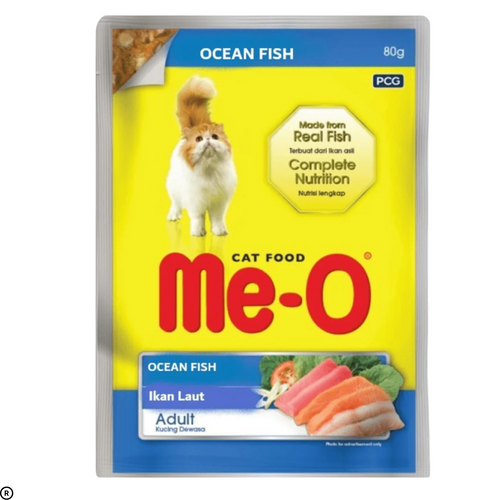 MeO Ocean Fish Adult Cat Wet Food - 80g Pack