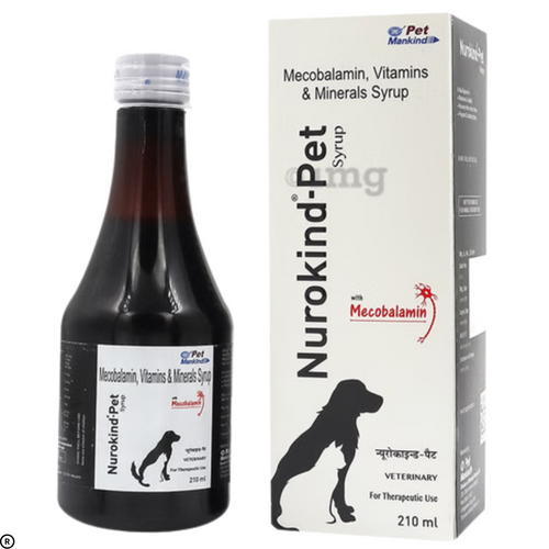 Nurokind-Pet Syrup – Multivitamin & Neuro Support for Dogs & Cats (210ml)