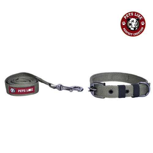 Pets Like Polyester Collar & Leash Set for Dogs – Durable, Adjustable & Comfortable