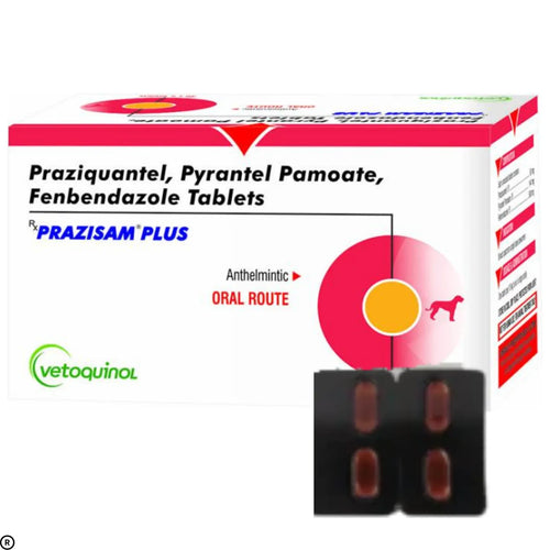 Prazisam Plus Deworming Tablet for Dogs – Broad Spectrum Dewormer