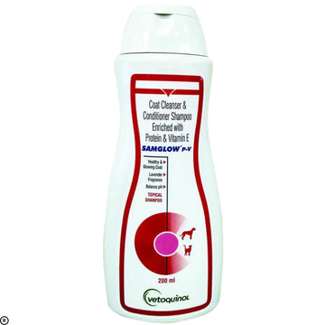 Samglow PV Shampoo – Protein & Vitamin E Enriched Coat Cleanser (200ml)