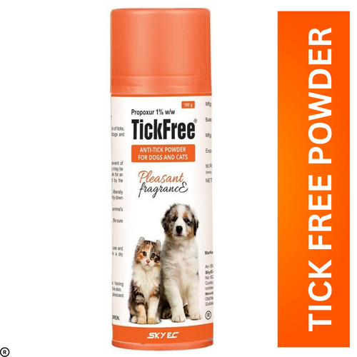 Skyec Tick Free |Tick and Flea| Control Powder for Dogs & Cats (100g)